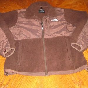 North Face Brown Denali Fleece Jacket Full Zip M